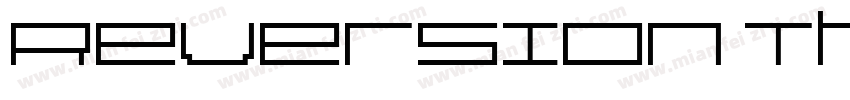 Reversion Thin字体转换